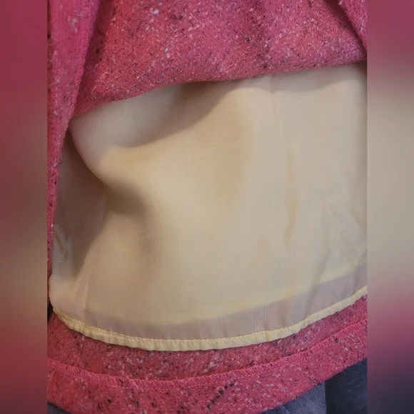 🔥 EUC Sevier Barbie Pink Tweed A-line skirt Size M 🔥 - Picture 4 of 4